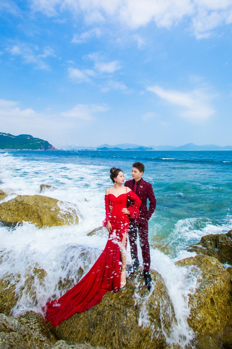 11月16日梅子三亚旅拍婚纱照第1张