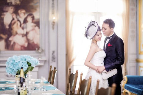 韩式婚纱照图片-上海婚纱照欣赏