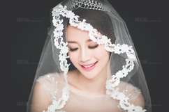 黑白配,韩式|纯色背景婚纱照，婚纱照图片
