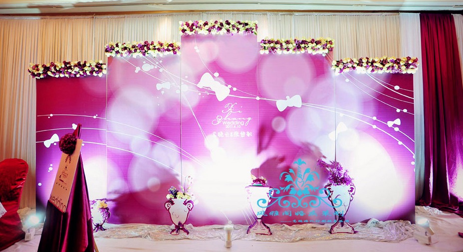 梦幻星光鲜花会场布置套系