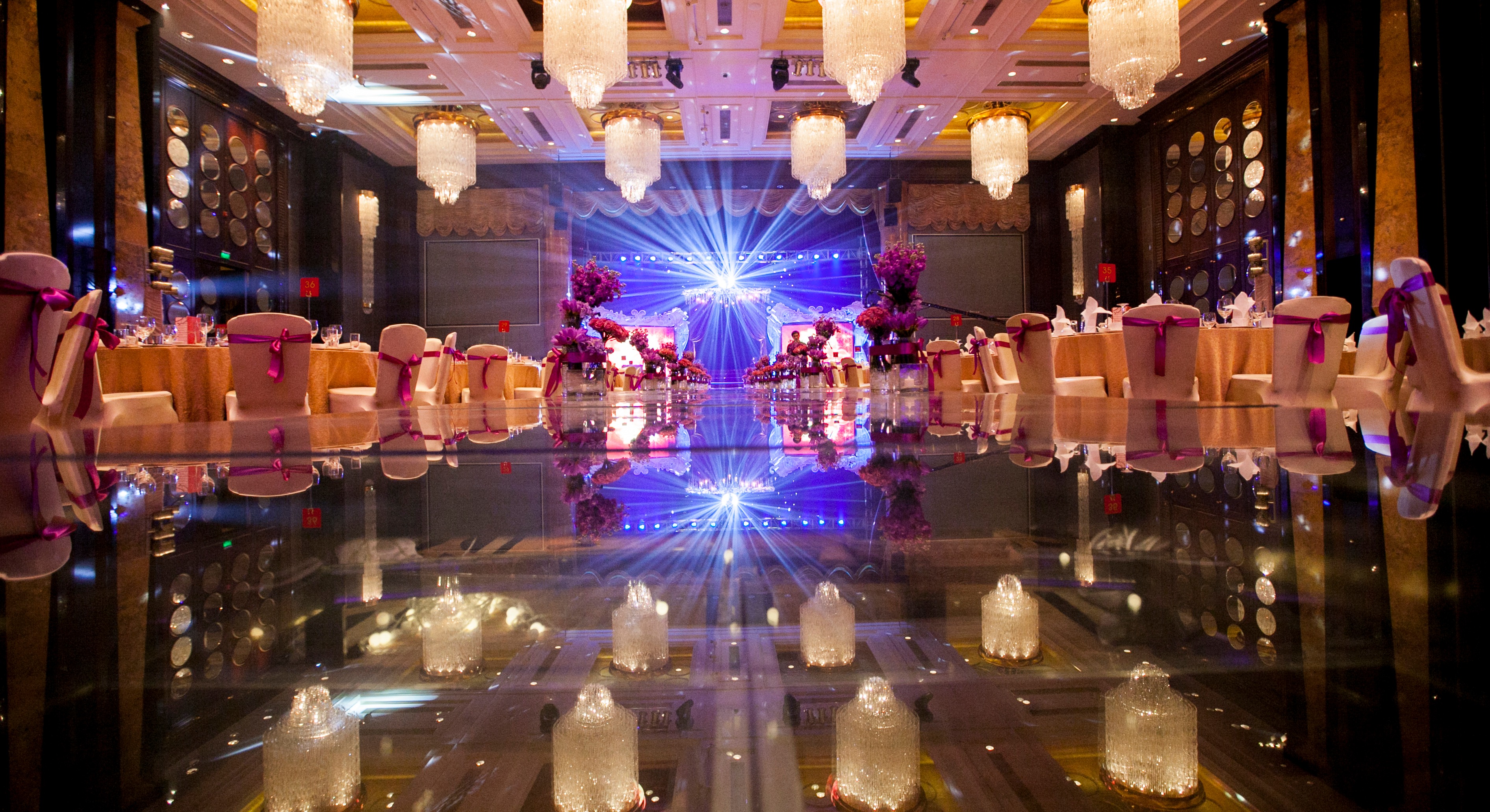 喜上喜大中华六楼紫色婚礼