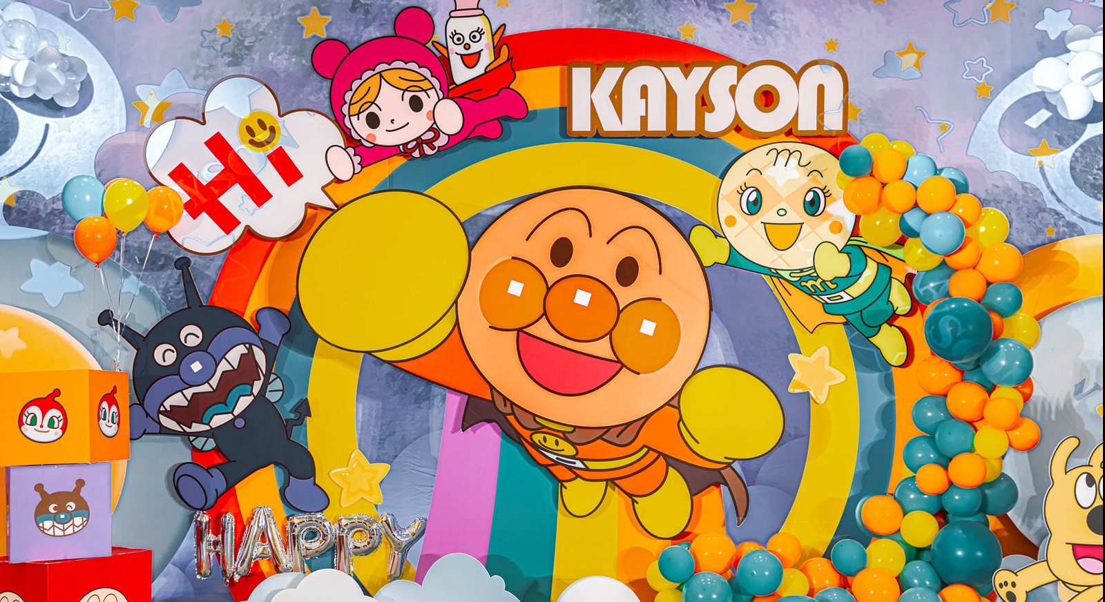 银煋婚礼 | 童趣欢乐的面包超人 宝宝宴