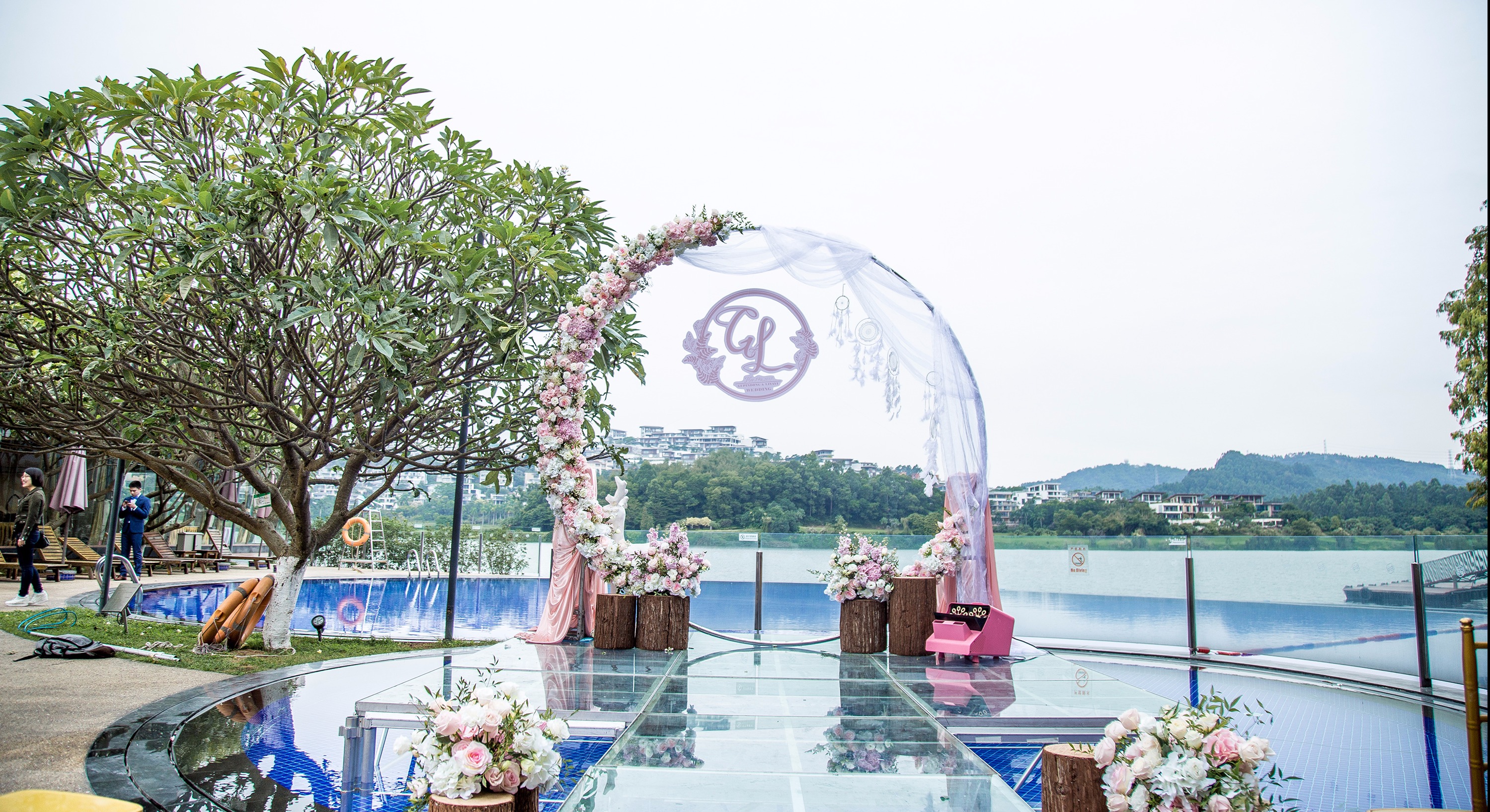 夕阳湖畔|户外婚礼