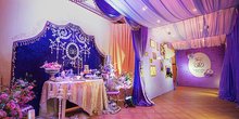 紫色主题婚礼布置 高雅唯美自然流露
