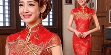 旗袍嫁衣之美 做个传统高贵的美丽新娘