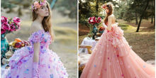 绚丽多彩的婚纱礼服，简直美翻天了！上篇