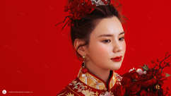锦绣良缘,中国风|纯色背景婚纱照，婚纱照图片
