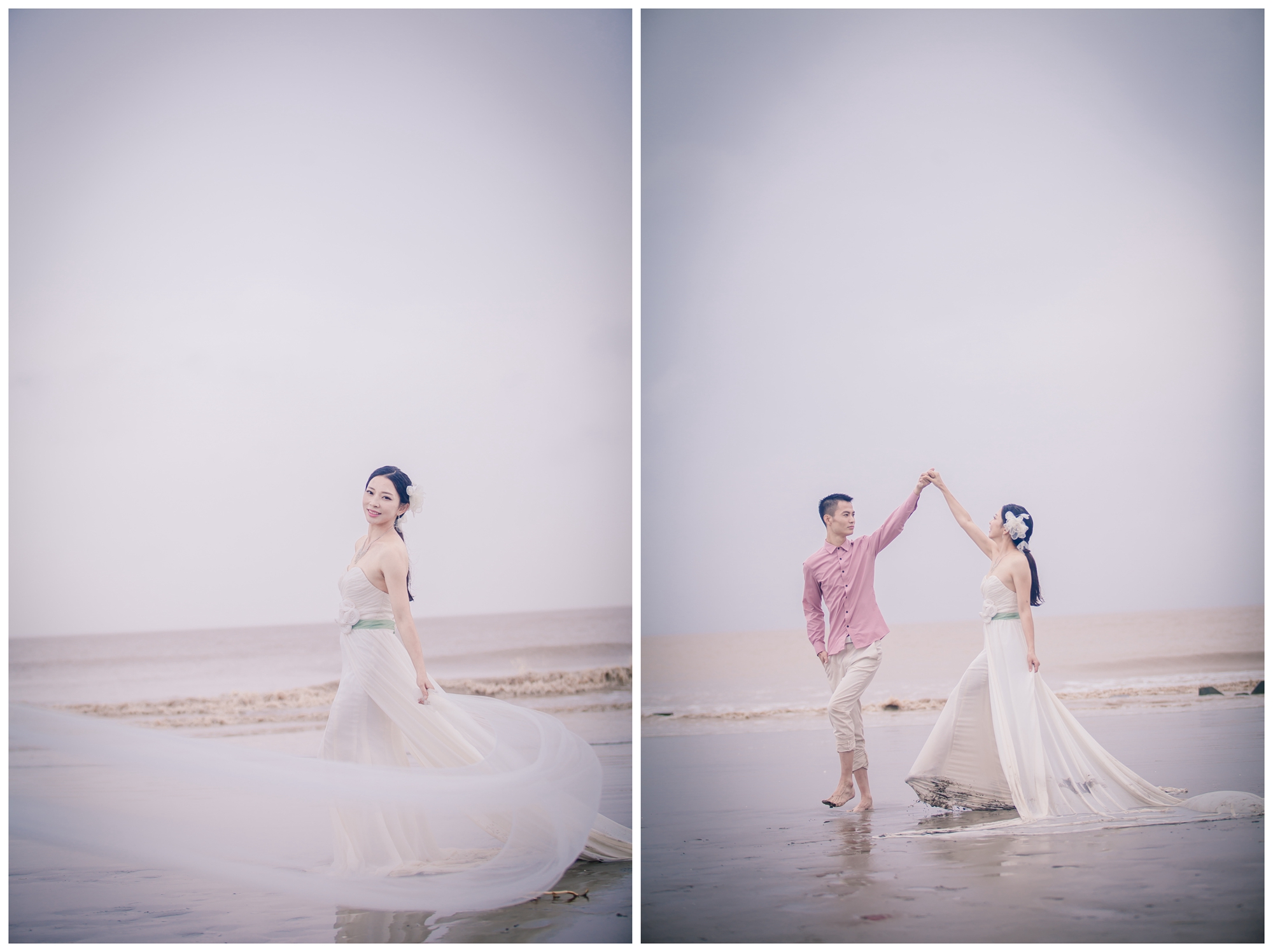 海景结婚照-上海婚纱照欣赏