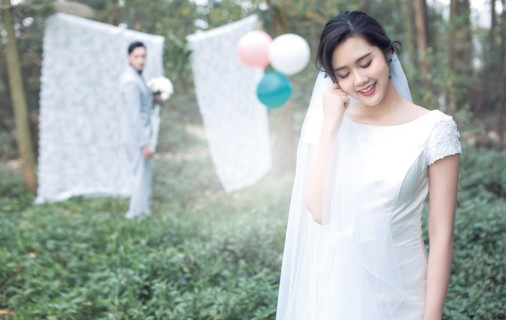 韩式唯美浪漫结婚照|园林婚纱摄影-深圳婚纱照欣赏