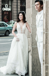 街拍婚纱照图片-上海婚纱照欣赏