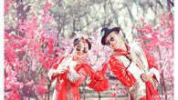 中式婚纱照欣赏 传统创意惹人爱