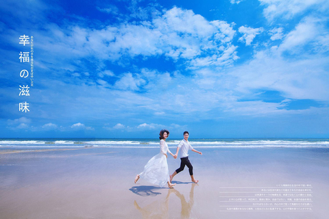 自然清新婚纱摄影|海景结婚照-广州婚纱照欣赏