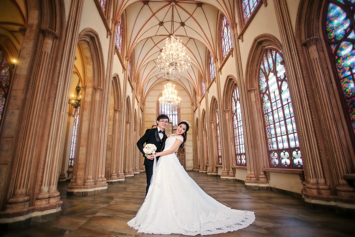 欧式婚纱摄影|教堂结婚照-云浮婚纱照欣赏