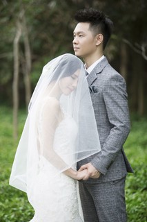 园林婚纱照图片-深圳婚纱照欣赏