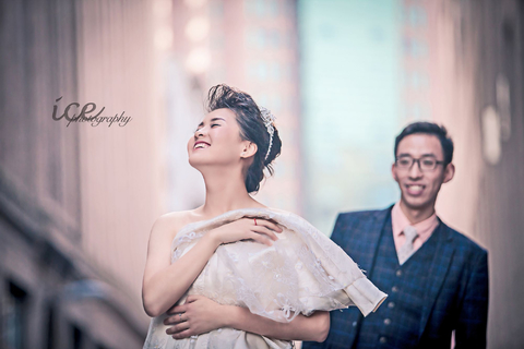 街拍结婚照-上海婚纱照欣赏