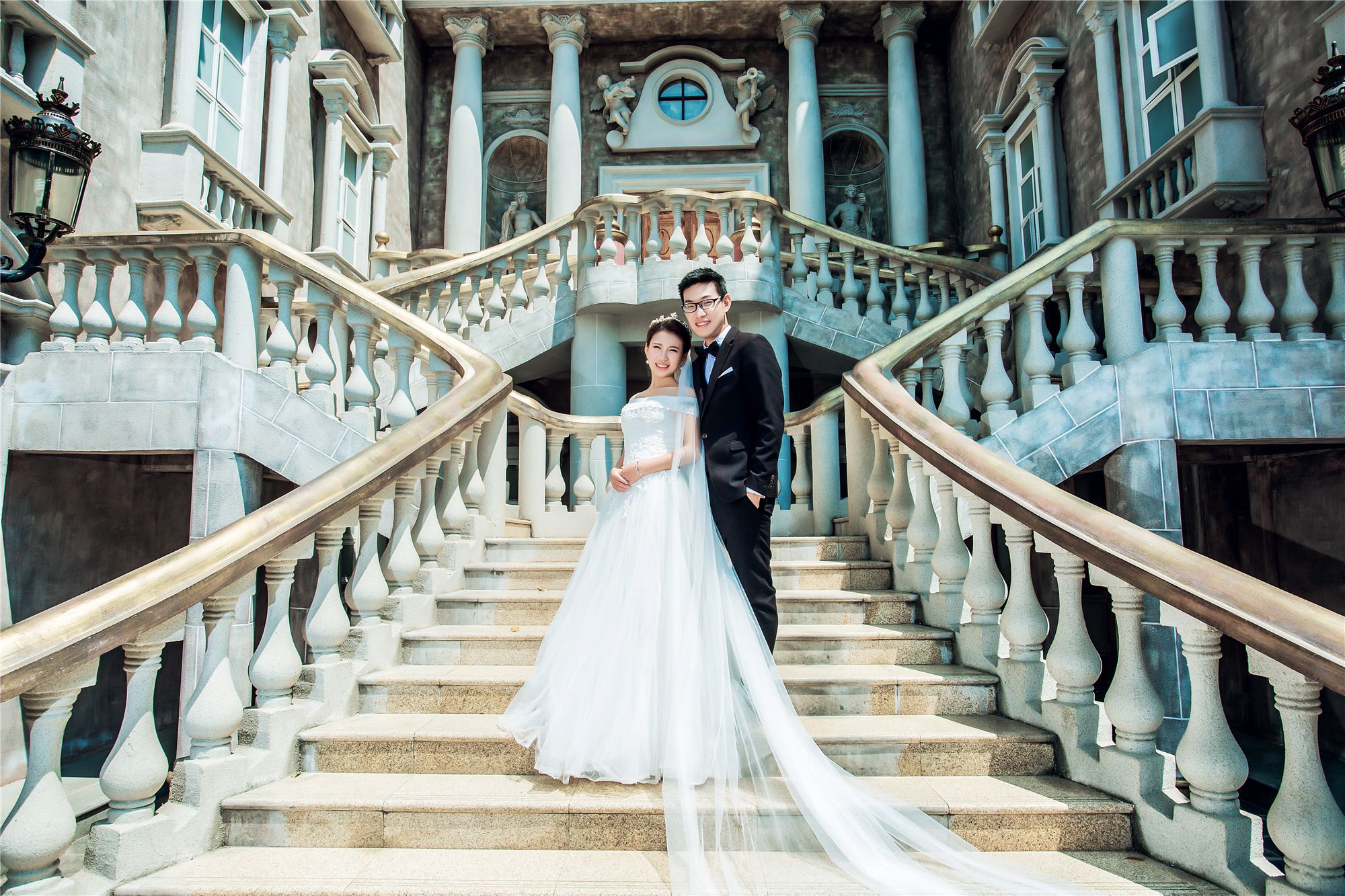 欧式结婚照|城堡婚纱摄影-深圳婚纱照欣赏