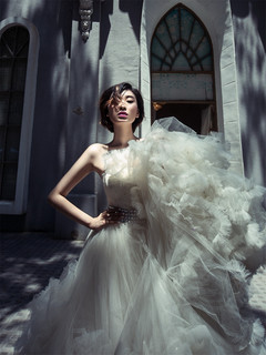 欧式个性炫酷婚纱照图片-广州婚纱照欣赏
