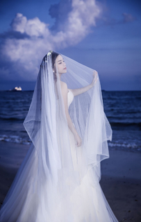 个性炫酷婚纱照图片|海景婚纱摄影-深圳婚纱照欣赏