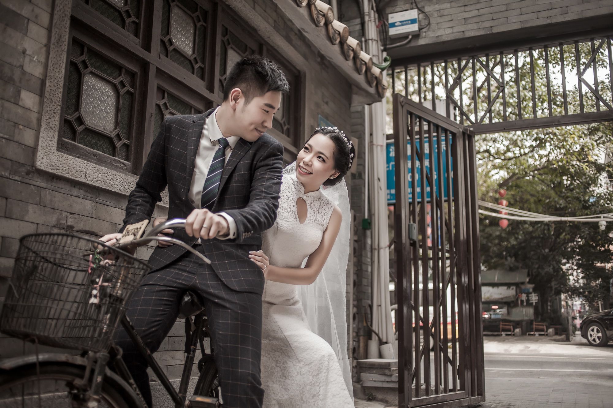 街拍婚纱照图片-广州婚纱照欣赏