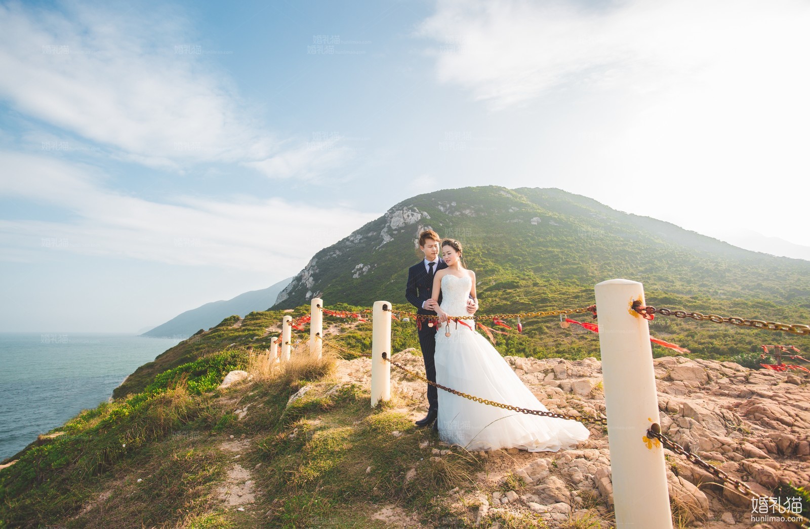海景婚纱照,[海景, 礁石],深圳婚纱照,婚纱照图片