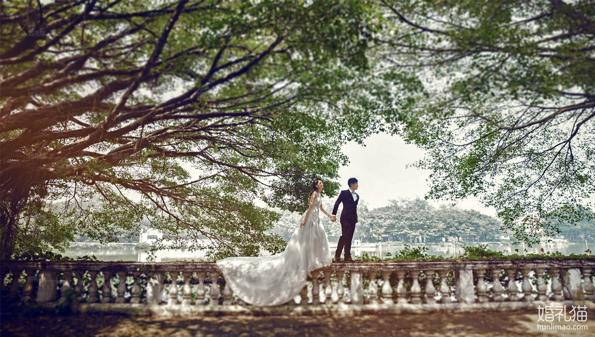 韩式婚纱照|园林婚纱摄影,[韩式, 园林, 森系],江门婚纱照,婚纱照图片