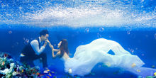 梦幻般的三亚水下婚纱照是怎么拍出来的？
