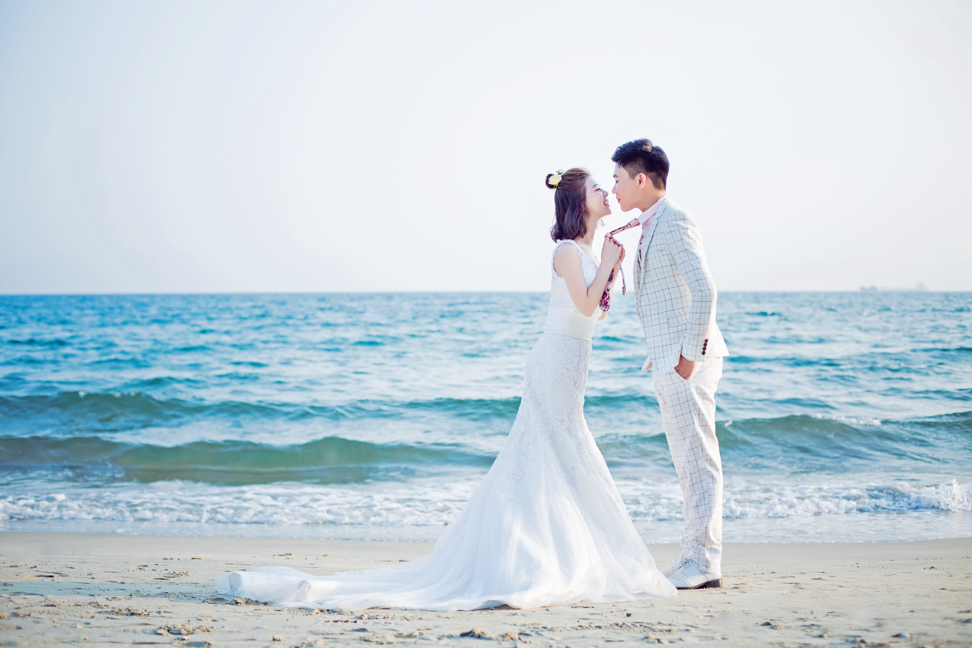 格瑞尔海岸沙滩婚纱照