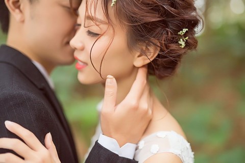 森系婚纱照图片|园林结婚照-深圳婚纱照欣赏