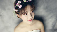 最新韩式婚纱照新娘发型，轻松变身小清新女神！