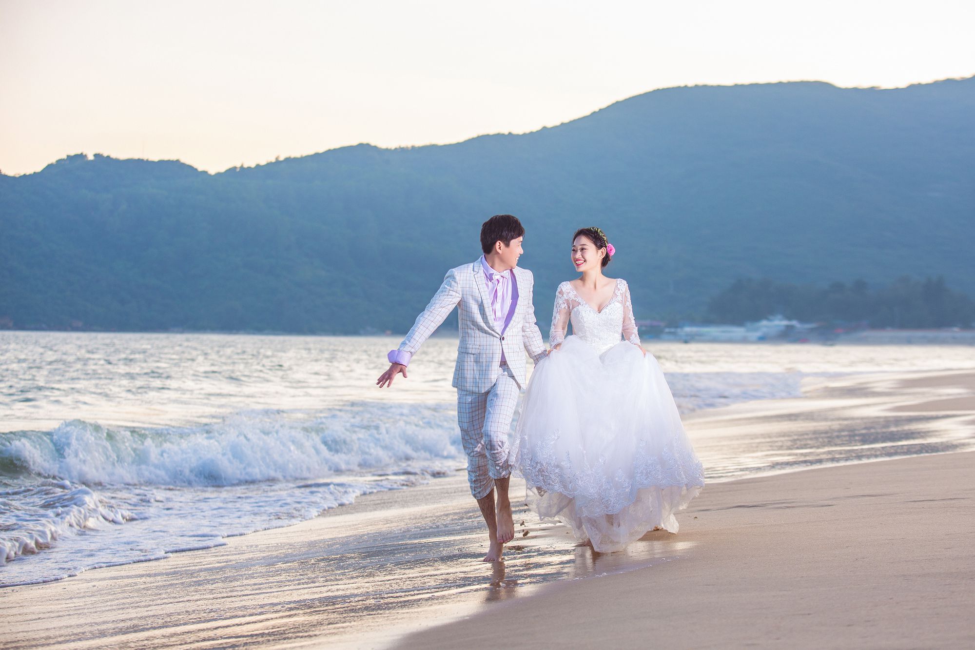 2017年9月深圳结婚照,[海景, 沙滩],深圳婚纱照,婚纱照图片