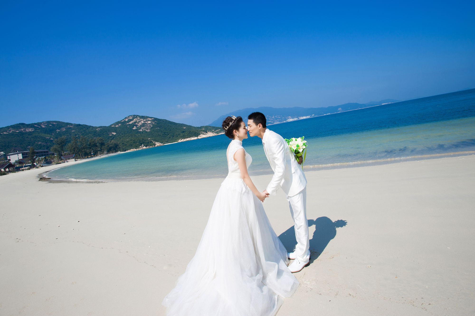 海景婚纱照,[海景, 沙滩],深圳婚纱照,婚纱照图片